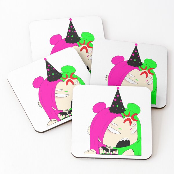 Item preview, Angry Clown Chibi Sticker designed and sold by TwistedTrip.