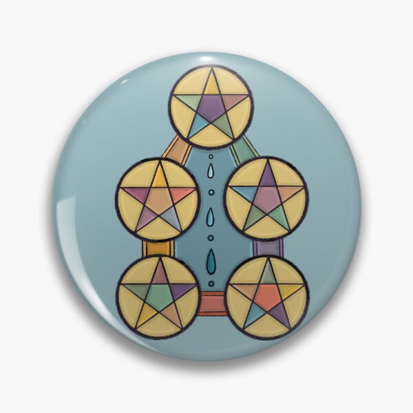 Item preview, Five of Pentacles designed and sold by GeoSplore.