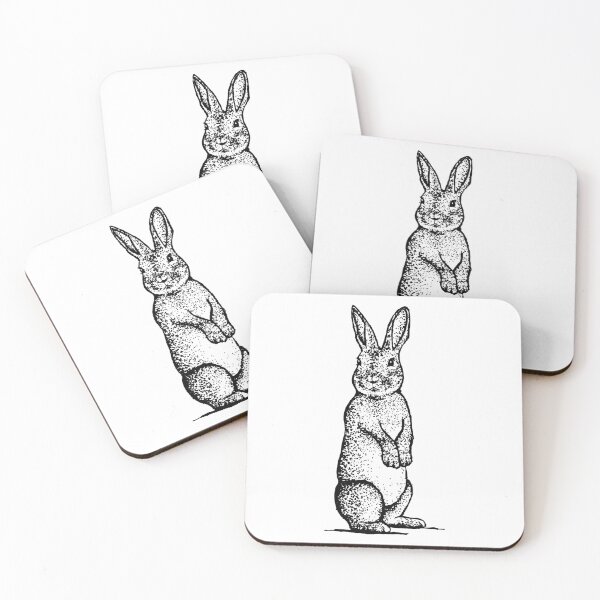 Item preview, Bunny Rabbit Tattoo Design designed and sold by curethecat.