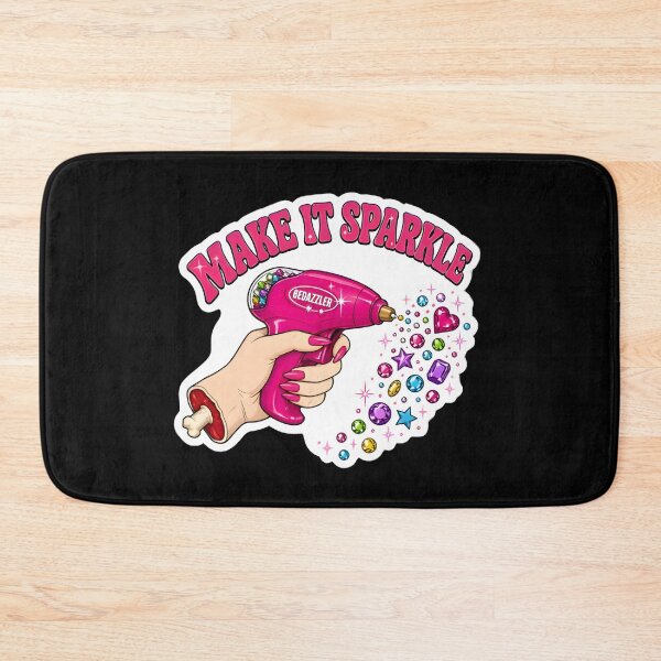 Item preview, Make It Sparkle Bedazzler Hot Pink Gem Rhinestone Sticker designed and sold by FestivityFinds.