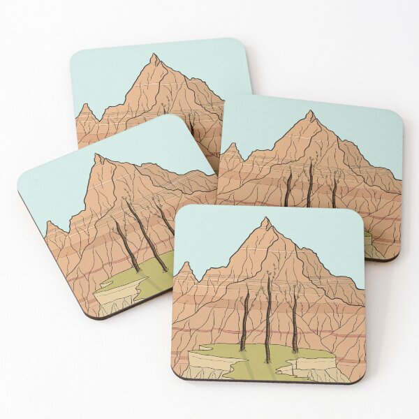 Item preview, Three of Wands in the Badlands  designed and sold by GeoSplore.