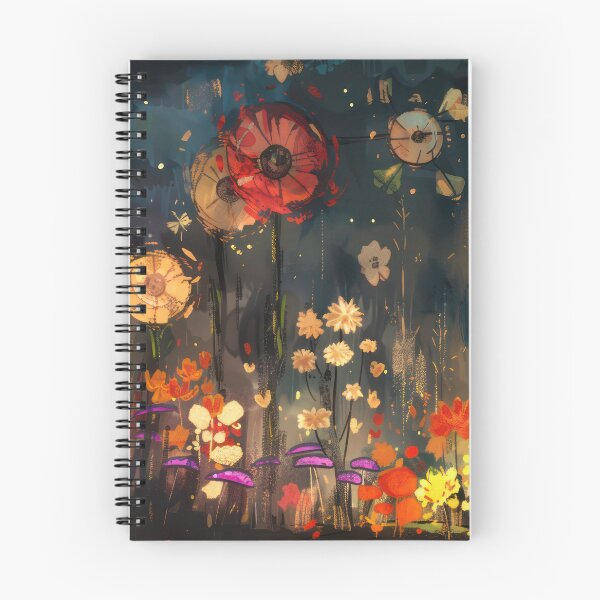 Item preview, Garden of Midnight Blooms designed and sold by NeoNebulaArt.