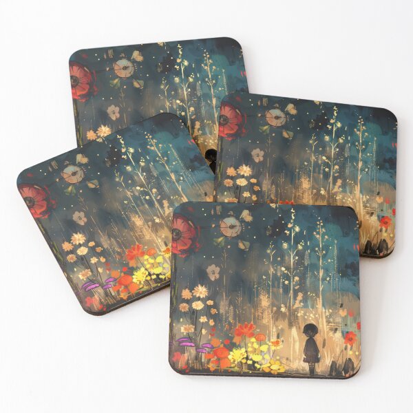 Item preview, Garden of Midnight Blooms designed and sold by NeoNebulaArt.
