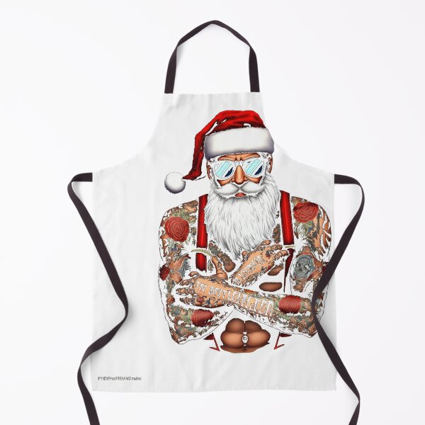 Item preview, Tattooed Santa Sunglasses Rock Hands Christmas designed and sold by icm4639.