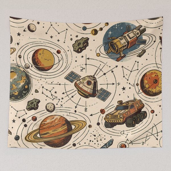 Item preview, Art Sacred Geometry Dark Celestial Astrology Pattern designed and sold by ART ATTACK ZONE.