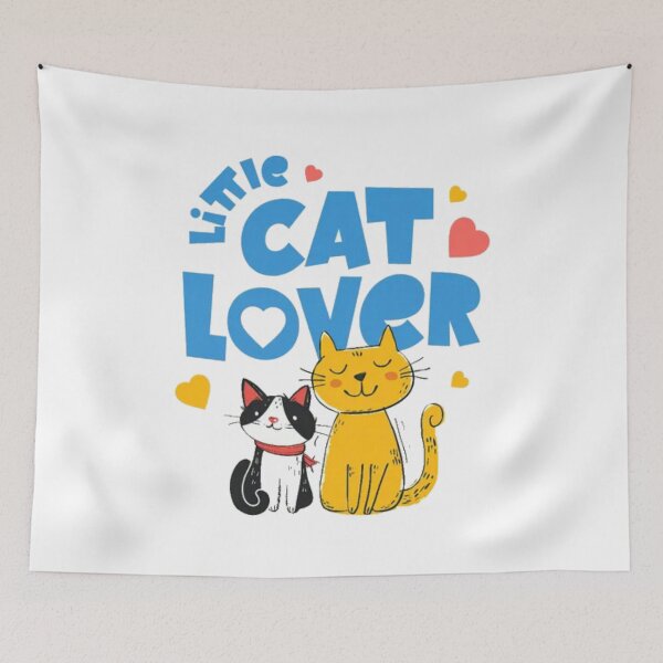 Item preview, Little Cat Lover Cute Kittens - Sweet Hand Drawn Pet Art designed and sold by GenZFashion000.