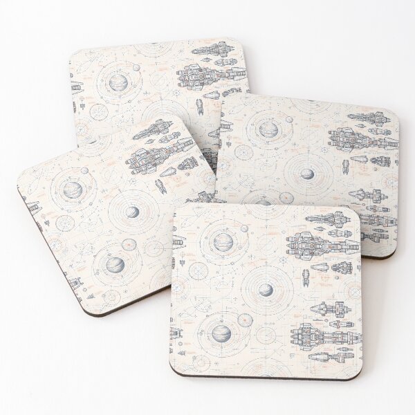 Item preview, White Sacred Geometry Dark Celestial Astrology Pattern designed and sold by ART ATTACK ZONE.