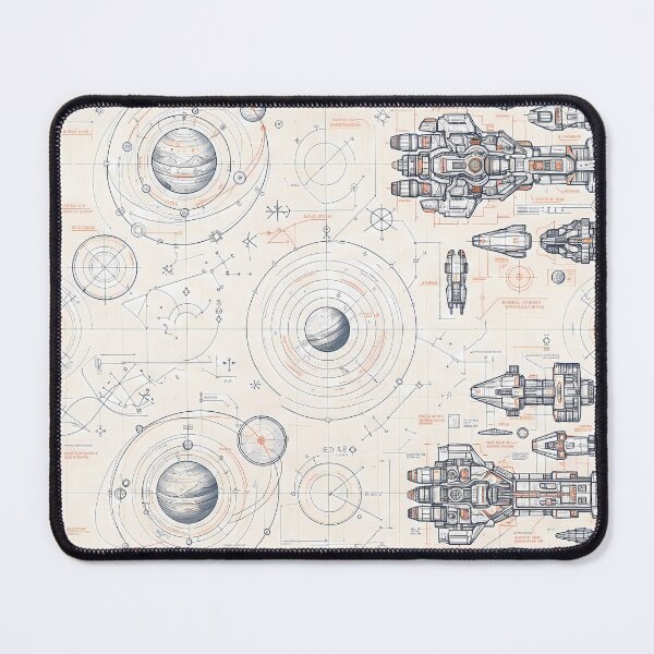 Item preview, White Sacred Geometry Dark Celestial Astrology Pattern designed and sold by ART ATTACK ZONE.