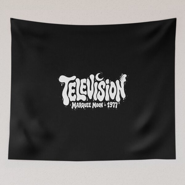 Item preview, Television Marquee Moon 1977 Art Punk Drip Artwork designed and sold by JMS-Artvintage.