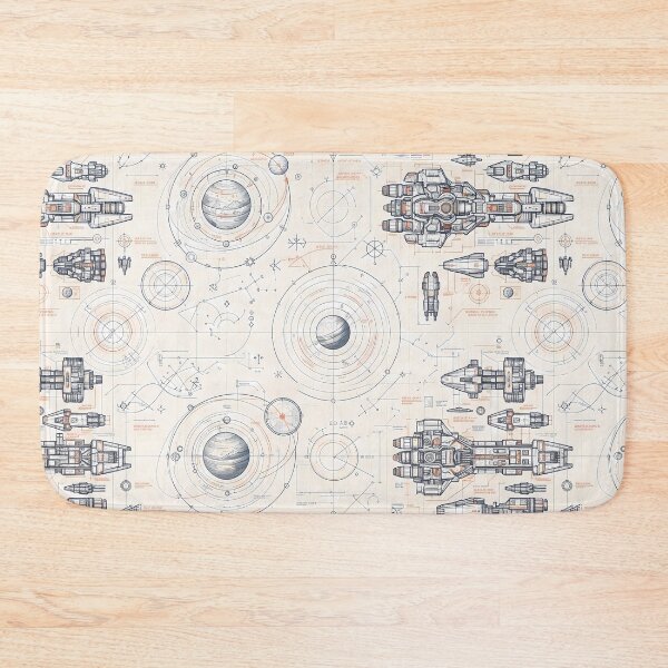 Item preview, White Sacred Geometry Dark Celestial Astrology Pattern designed and sold by ART ATTACK ZONE.