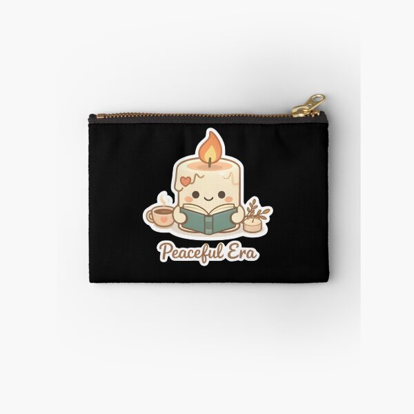 Item preview, Peaceful Era Cute Kawaii Candle Reading Book Cozy Sticker designed and sold by FestivityFinds.