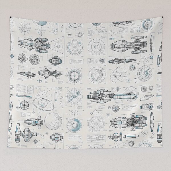 Item preview, Draw Sacred Geometry Dark Celestial Astrology Pattern designed and sold by ART ATTACK ZONE.
