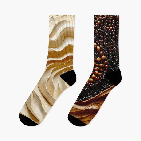 Item preview, Dual Spirals of Nature and Industry in Brown and Gold designed and sold by Vicky Brago-Mitchell®.
