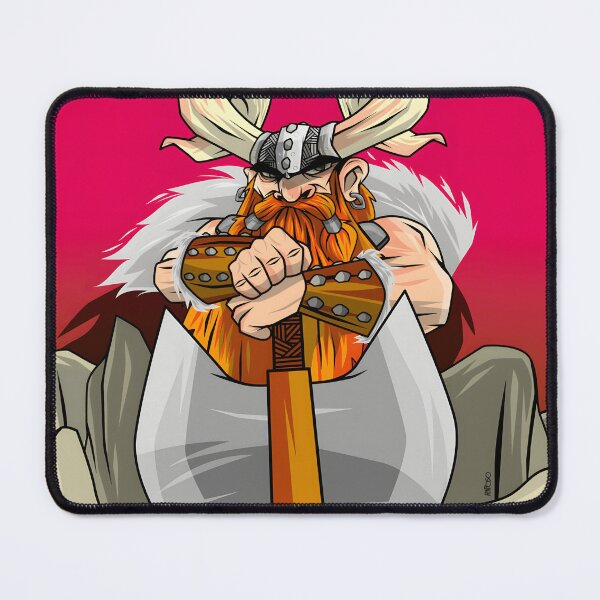 Item preview, Red Beard Viking Warrior With Battle Axe designed and sold by nasr-say.