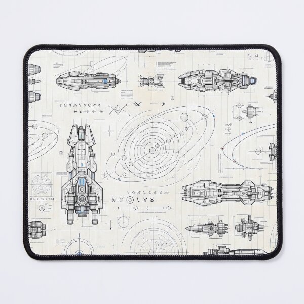 Item preview, Ship Sacred Geometry Dark Celestial Astrology Pattern designed and sold by ART ATTACK ZONE.