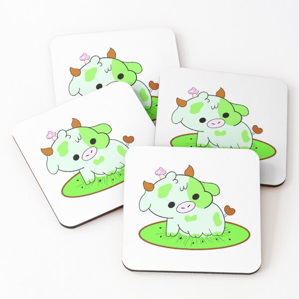 Item preview, Kiwi Cow Chibi Sticker designed and sold by TwistedTrip.