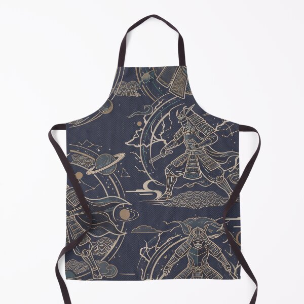 Item preview, Samurai Sacred Geometry Dark Celestial Astrology Pattern designed and sold by ART ATTACK ZONE.