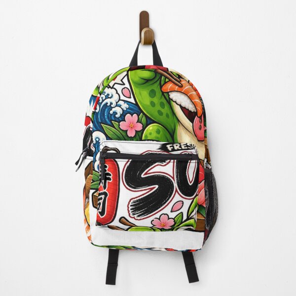 Item preview, Green Frog Sushi Monster – Cute Japanese Sushi Lover designed and sold by edikartt.