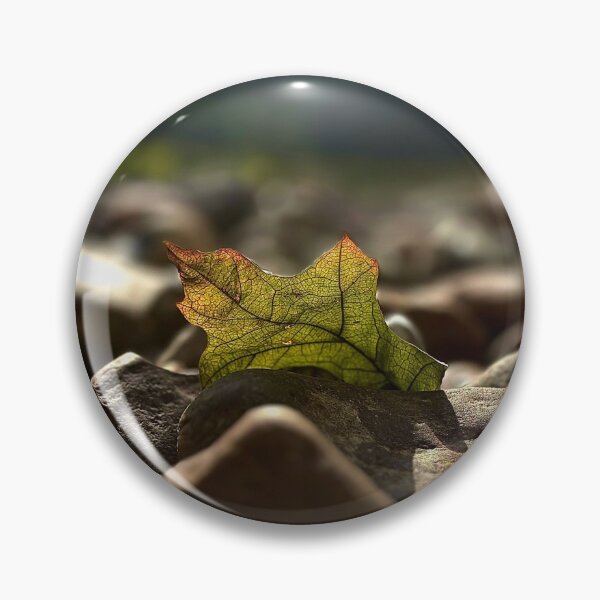 Item preview, Fallen leaf on a pebbles designed and sold by Baulmonart.