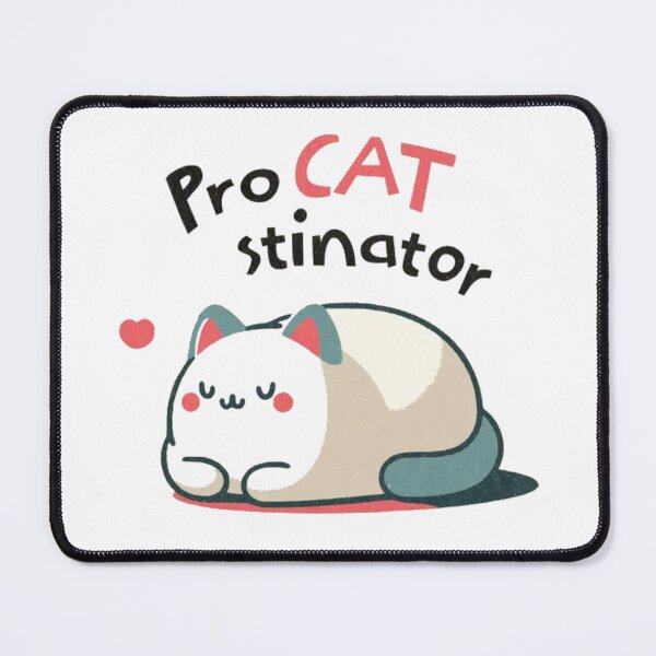 Item preview, Procatstinator Funny Lazy Cat - Kawaii Procrastinator Pun designed and sold by GenZFashion000.