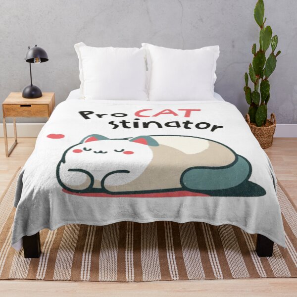 Item preview, Procatstinator Funny Lazy Cat - Kawaii Procrastinator Pun designed and sold by GenZFashion000.