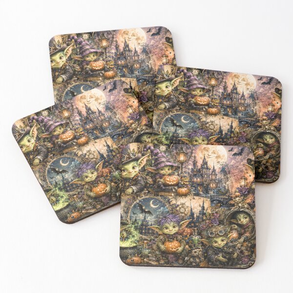 Item preview, Goblin Halloween – Mischief at Moonlit Manor designed and sold by Edenglow Prints & Peculiars.