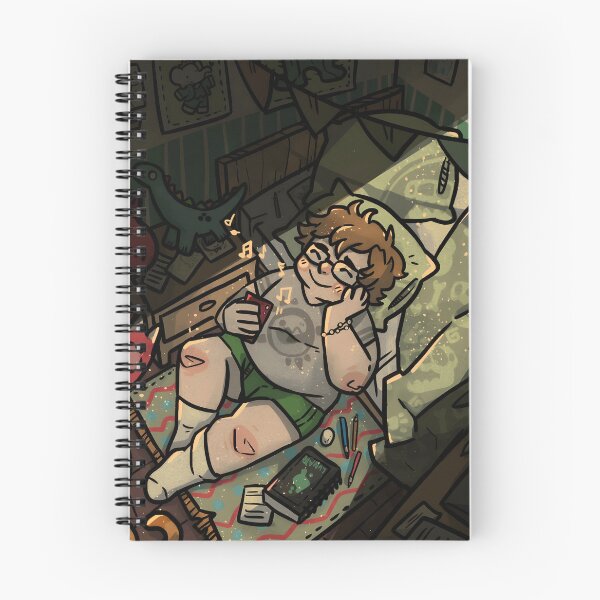 Item preview, Late Night Headphones in a Messy Bedroom designed and sold by nasr-say.