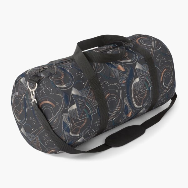Item preview, Black Sacred Geometry Dark Celestial Astrology Pattern designed and sold by ART ATTACK ZONE.