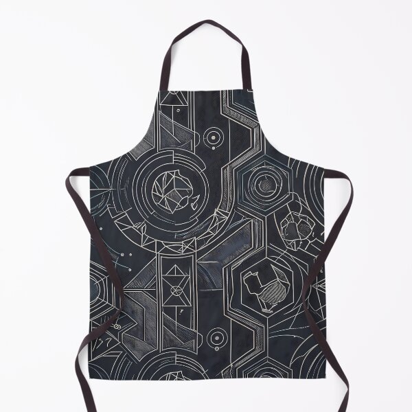 Item preview, Brown Sacred Geometry Dark Celestial Astrology Pattern designed and sold by ART ATTACK ZONE.