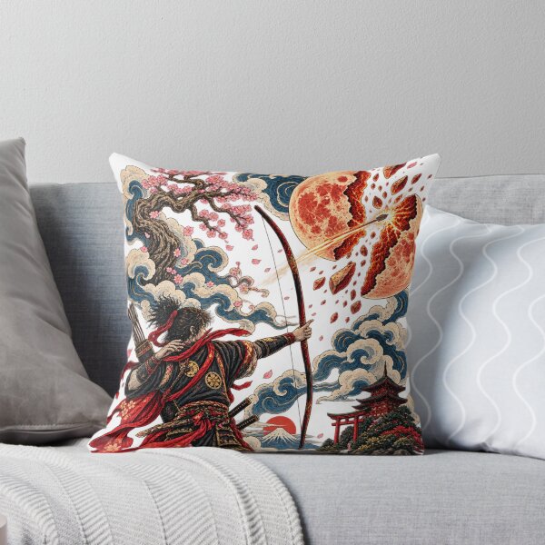 Item preview, The Warrior Who Split the Moon | Japanese Ukiyo-e Samurai designed and sold by Substance_life.