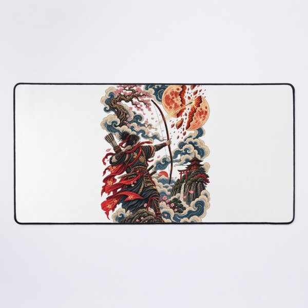 Item preview, The Warrior Who Split the Moon | Japanese Ukiyo-e Samurai designed and sold by Substance_life.