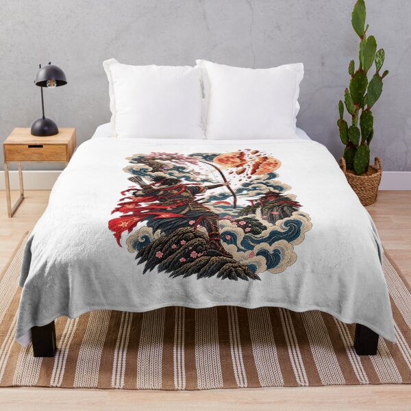 Item preview, The Warrior Who Split the Moon | Japanese Ukiyo-e Samurai designed and sold by Substance_life.