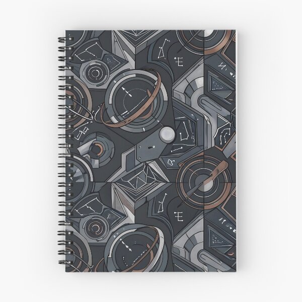 Item preview, Grey Sacred Geometry Dark Celestial Astrology Pattern designed and sold by ART ATTACK ZONE.