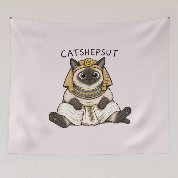 Item preview, Catshepsut – Pharaoh Cat of Ancient Egypt designed and sold by Wildlife2021.