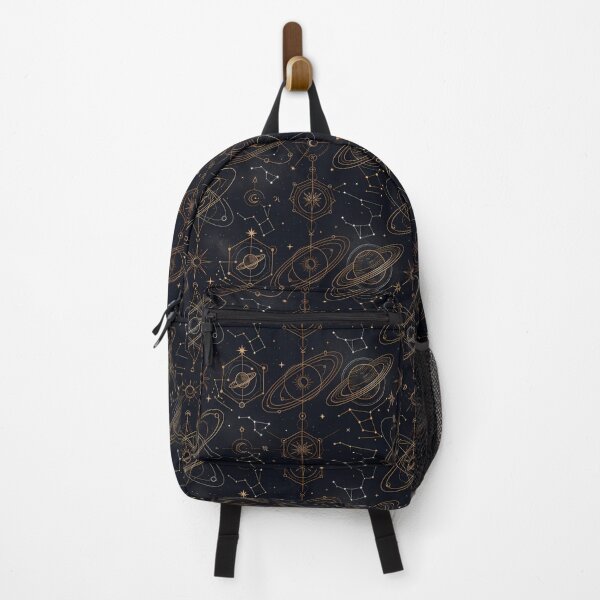 Item preview, Stars Sacred Geometry Dark Celestial Astrology Pattern designed and sold by ART ATTACK ZONE.