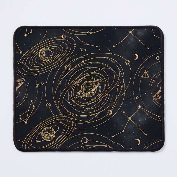 Item preview, Galaxy Sacred Geometry Dark Celestial Astrology Pattern designed and sold by ART ATTACK ZONE.