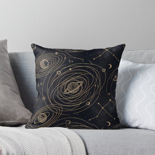 Item preview, Galaxy Sacred Geometry Dark Celestial Astrology Pattern designed and sold by ART ATTACK ZONE.