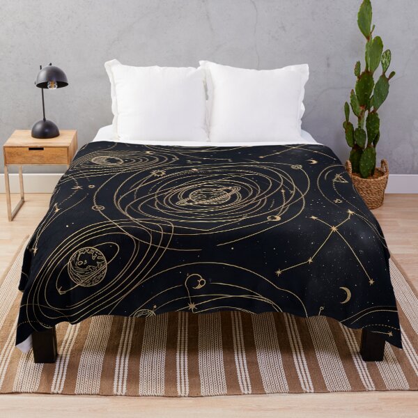 Item preview, Galaxy Sacred Geometry Dark Celestial Astrology Pattern designed and sold by ART ATTACK ZONE.