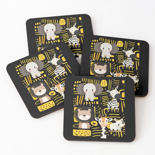 Item preview, Jungle Animals Elephant Zebra Lion Giraffe And Rhino designed and sold by tiggerboyzdaddy.