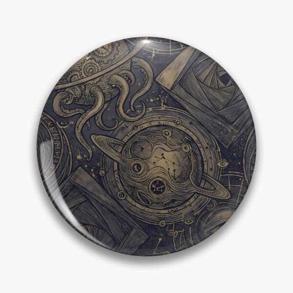 Item preview, Eye Sacred Geometry Dark Celestial Astrology Pattern designed and sold by ART ATTACK ZONE.