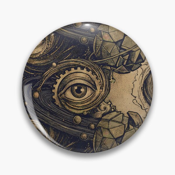 Item preview, Illuminatti Sacred Geometry Dark Celestial Astrology Pattern designed and sold by ART ATTACK ZONE.