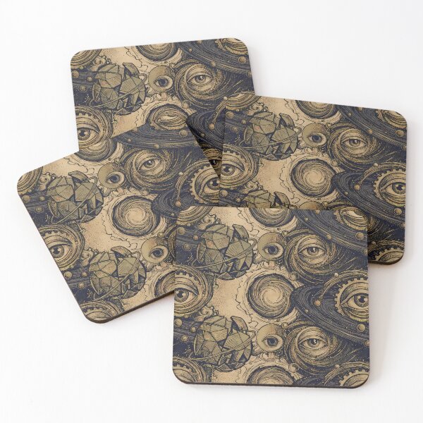 Item preview, Illuminatti Sacred Geometry Dark Celestial Astrology Pattern designed and sold by ART ATTACK ZONE.