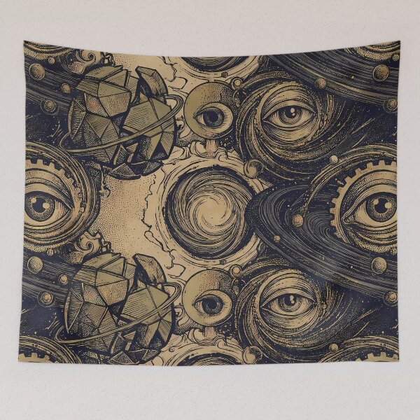 Item preview, Illuminatti Sacred Geometry Dark Celestial Astrology Pattern designed and sold by ART ATTACK ZONE.