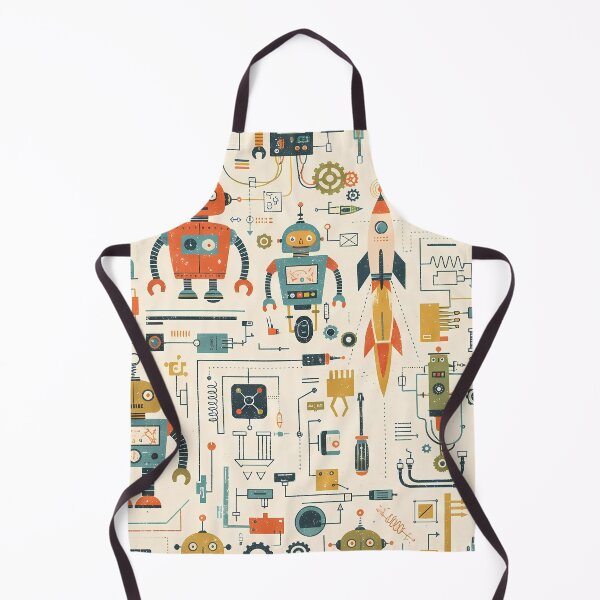 Item preview, Robot Sacred Geometry Dark Celestial Astrology Pattern designed and sold by ART ATTACK ZONE.
