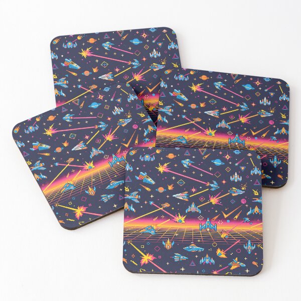 Item preview, 8Bit Sacred Geometry Dark Celestial Astrology Pattern designed and sold by ART ATTACK ZONE.
