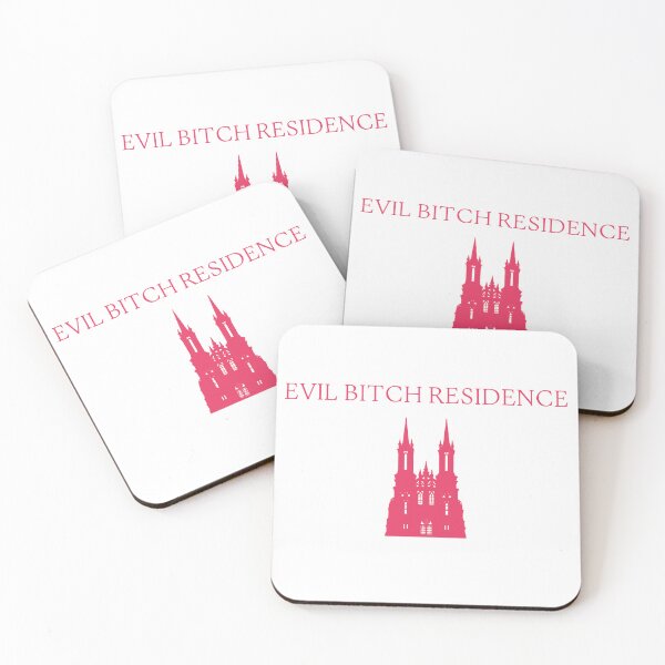 Item preview, Evil Bitch Residence- Pink Version- Cute Design/Label designed and sold by SlimyFish.