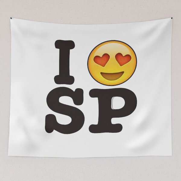 Item preview, Falling In Love With SP - Heart Eyes Emoji Sao Paulo Brazil designed and sold by Sampa In Focus.