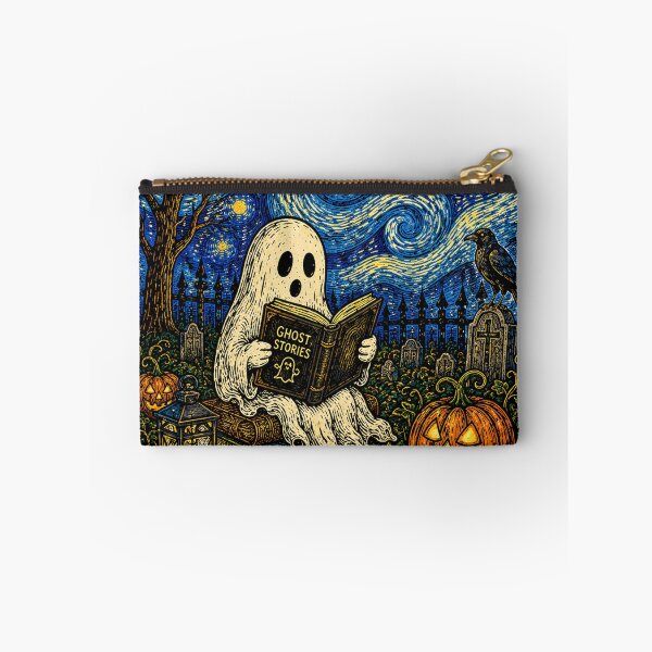 Item preview, Vintage Ghost Reading Ghost Stories Halloween Book Lover Spooky Night designed and sold by EvalynJoyce.