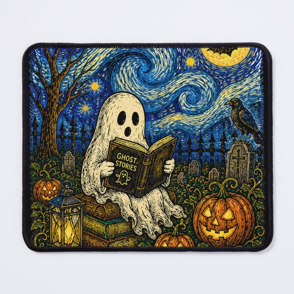 Item preview, Vintage Ghost Reading Ghost Stories Halloween Book Lover Spooky Night designed and sold by EvalynJoyce.