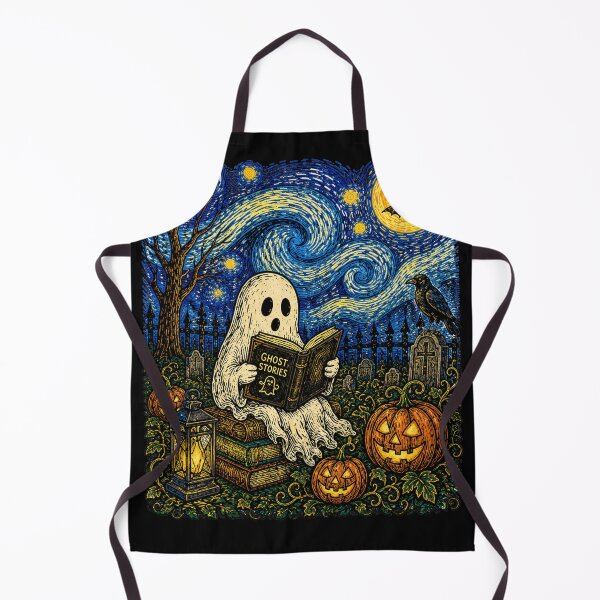 Item preview, Vintage Ghost Reading Ghost Stories Halloween Book Lover Spooky Night designed and sold by EvalynJoyce.